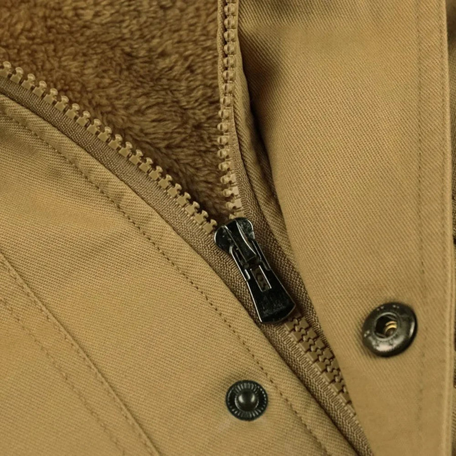 The Last Frontier Coat in Khaki