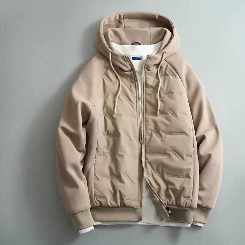 The Lodge Waterproof Quilted Jacket in Khaki