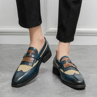 The Lorenzo Loafer in Navy Blue