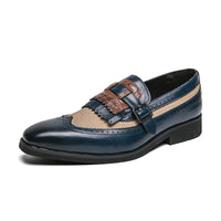 The Lorenzo Loafer in Navy Blue