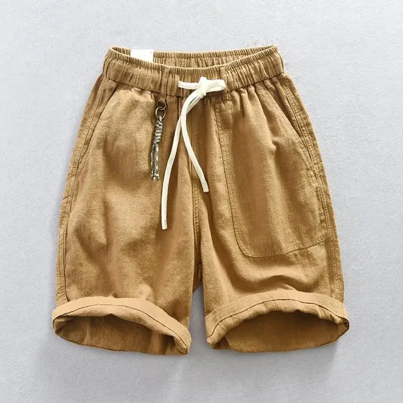 The Mallorca Shorts in Sienna Brown