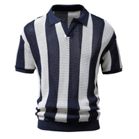 The Marbella Knit Polo in Royal Blue