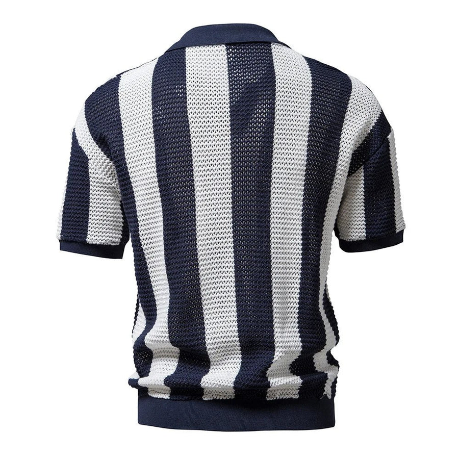 The Marbella Knit Polo in Royal Blue