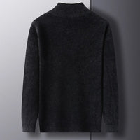 The Oakford Quarter Zip Pullover in Charcoal