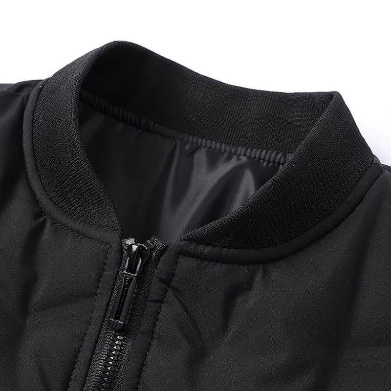 The Oslo Bomber Jacket in Charcoal