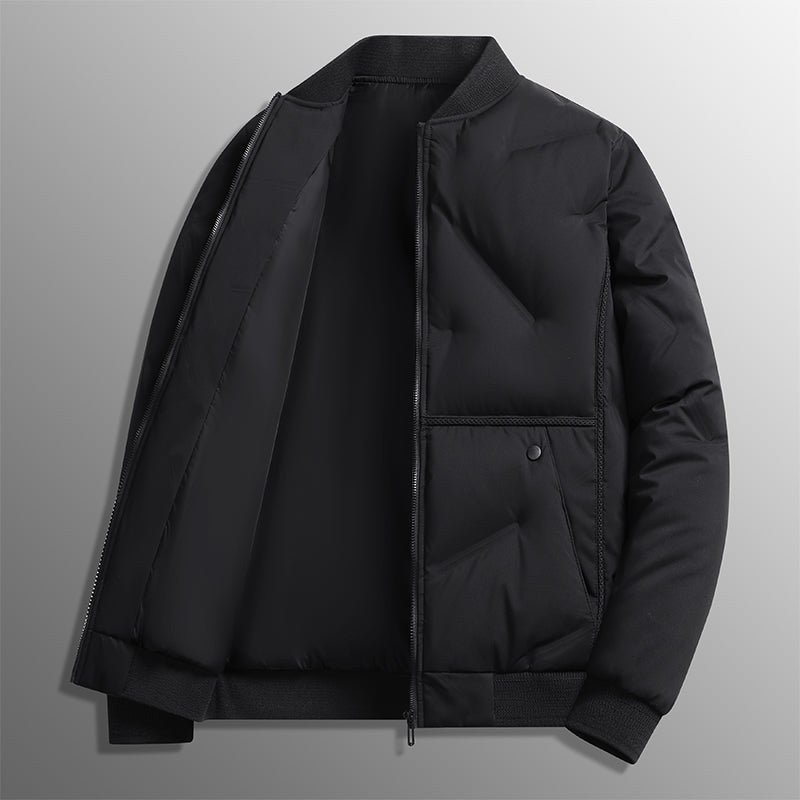 The Oslo Bomber Jacket in Charcoal