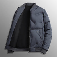 The Oslo Bomber Jacket in Slate Blue