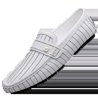 The Pinstripe Sorrento Loafer in Pearl