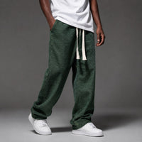 The Porto Linen Pant in Forest Green
