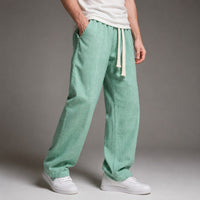 The Porto Linen Pant in Sea Foam