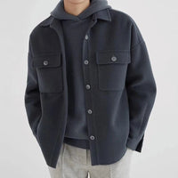 The Remington Wool Jacket in Navy Blue