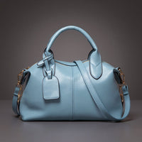 The Roma Bowler Bag in Baby Blue