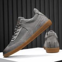 The Sampson Suede Sneaker in Slate Gray