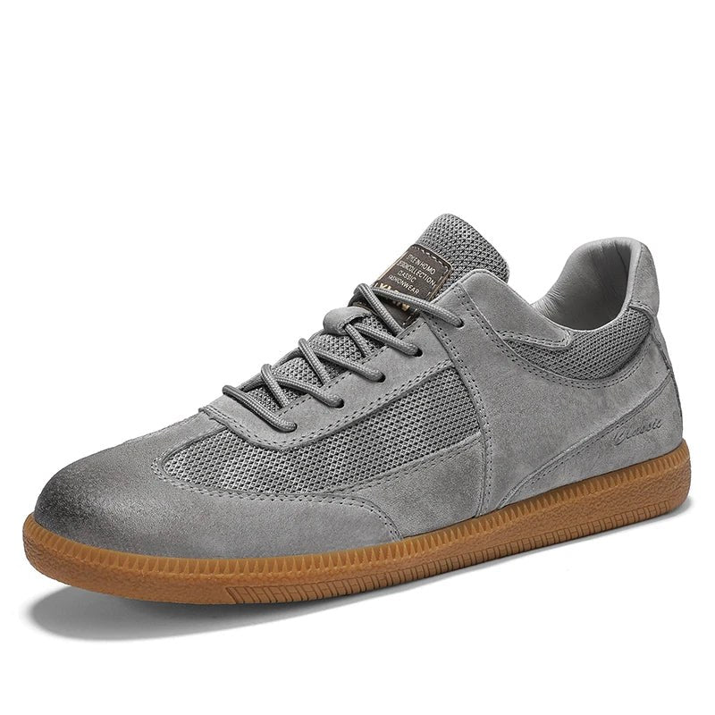 The Sampson Suede Sneaker in Slate Gray