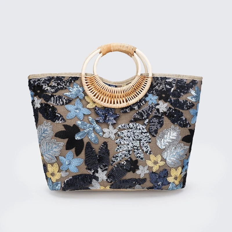 The Savanna Bloom Carryall in Bluebell