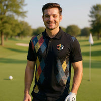 The Scratch Golfer Polo in Black