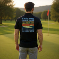 The Scratch Golfer Polo in Black