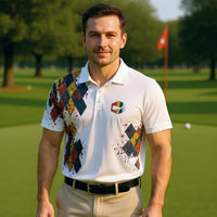 The Scratch Golfer Polo in White