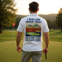 The Scratch Golfer Polo in White