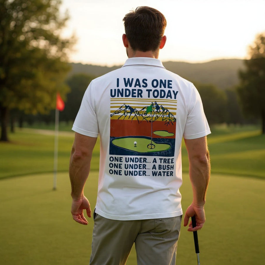 The Scratch Golfer Polo in White