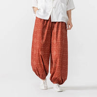 The Sendai Harem Pant in Burnt Orange