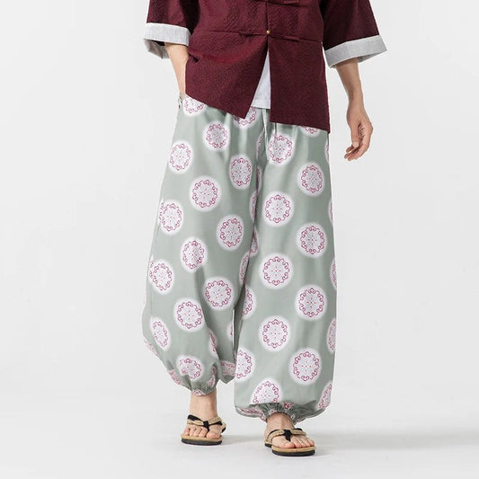 The Sendai Harem Pant in Slate Gray
