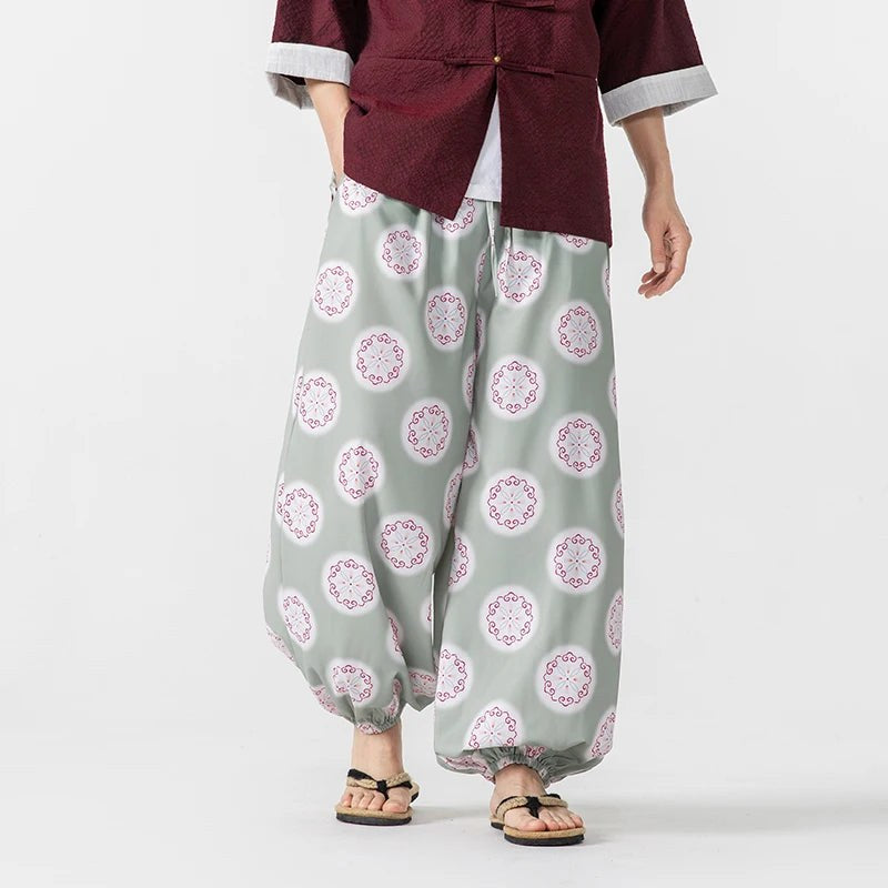 The Sendai Harem Pant in Slate Gray