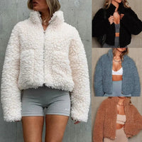 The Seraphina Sherpa Jacket in Charcoal