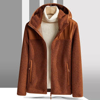 The Sunday Fleece Jacket in Sienna Brown