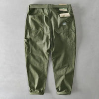 The Sunday Relaxed Fit Cotton Pant in Forest Green