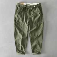 The Sunday Relaxed Fit Cotton Pant in Forest Green