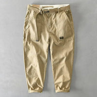 The Sunday Relaxed Fit Cotton Pant in Khaki