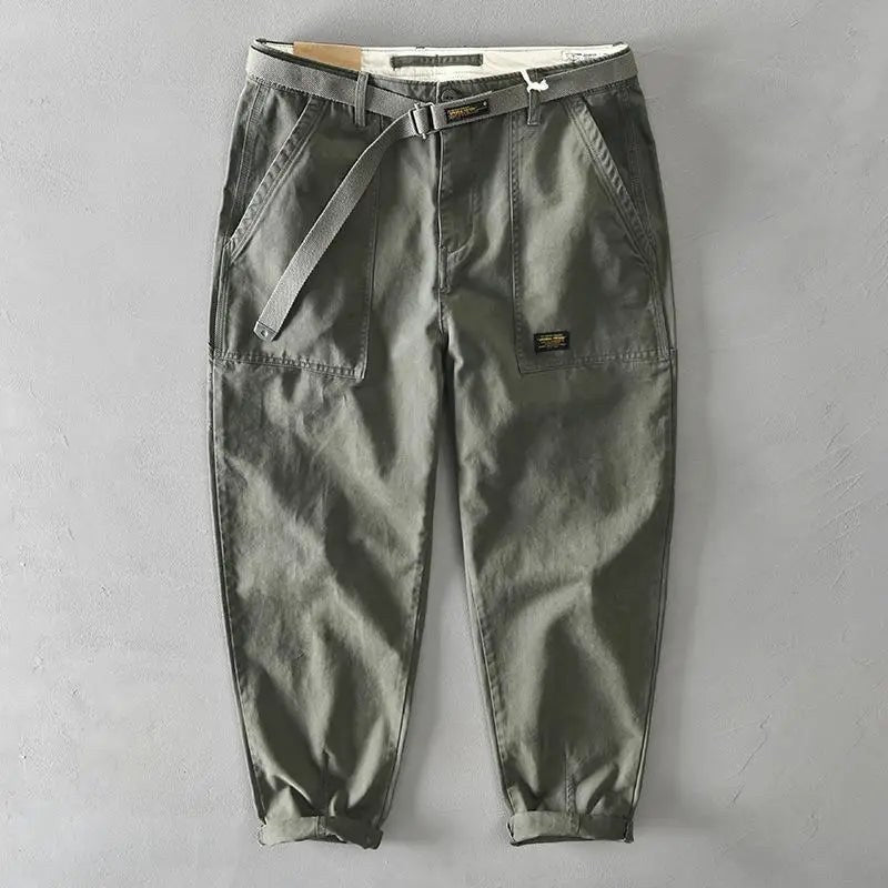 The Sunday Relaxed Fit Cotton Pant in Slate Gray