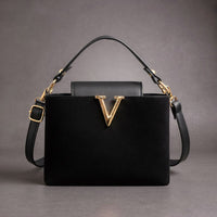 The Vivienne Shoulder Bag in Charcoal