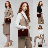 The Vivienne Shoulder Bag in Espresso Brown
