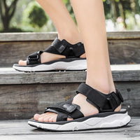 The Wanderer Sandal in Indigo Blue