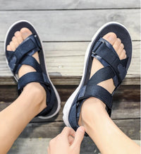 The Wanderer Sandal in Indigo Blue