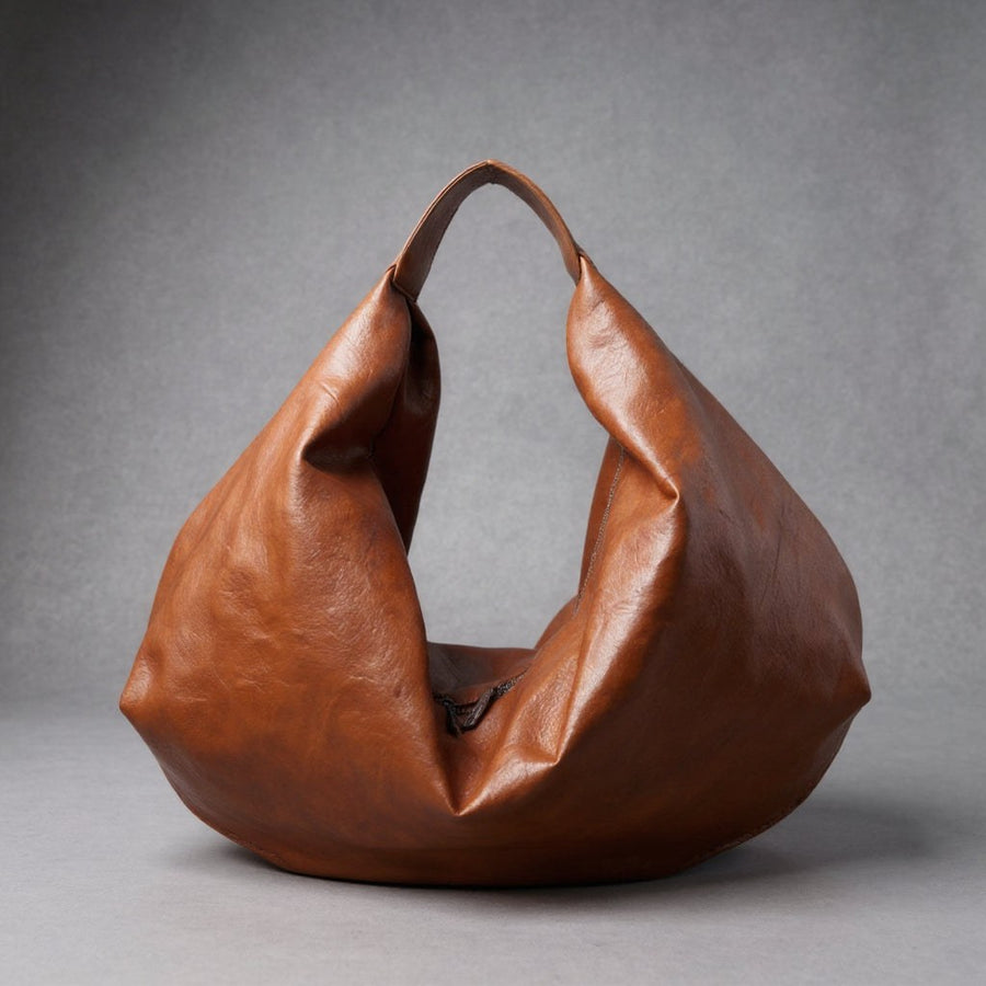 The Waverly Slouch in Sienna Brown
