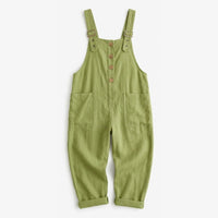 Thessaly Women's Relaxed Fit Bib Overall Jumpsuit