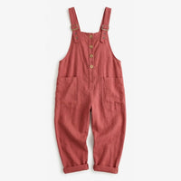 Thessaly Women's Relaxed Fit Bib Overall Jumpsuit