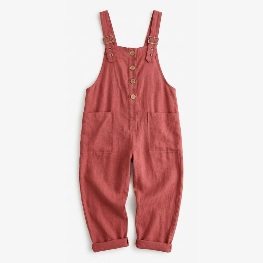 Thessaly Women's Relaxed Fit Bib Overall Jumpsuit