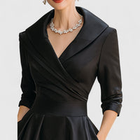 Thesswyn Women's Wedding Guest Midi Dress in Purple