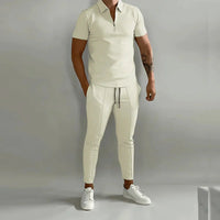 Thijs Elegant Trousers in Beige