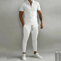 Thijs Elegant Trousers in White