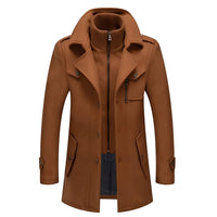 Thomas Elegant Trench Coat in Brown