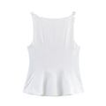 Thora Elegant Top with Sleeveless
