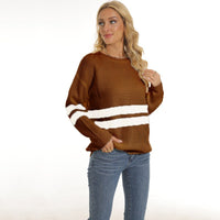 Thora Relaxed Knit Sweater in Khaki