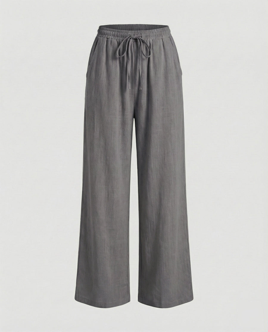 Thora Trousers in Dark Grey
