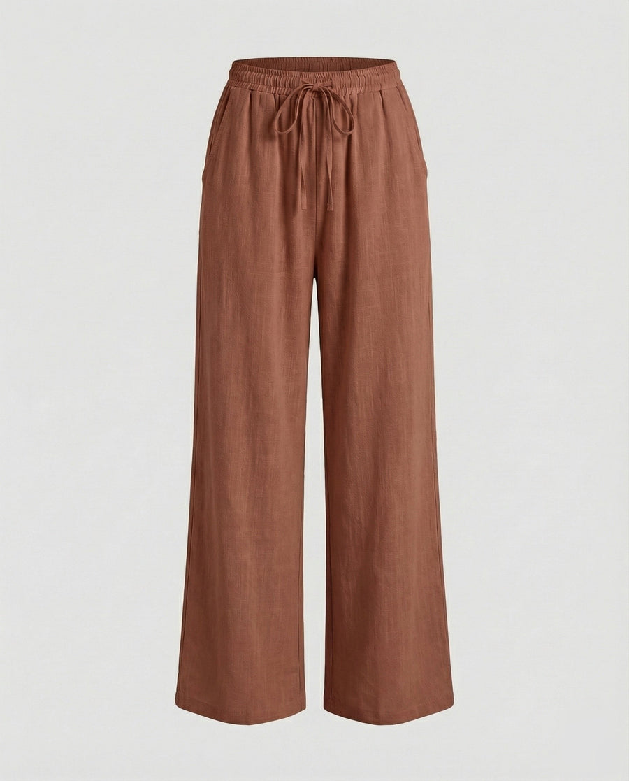 Thora Trousers in Orangerot