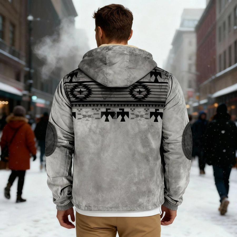 Thorben Jacket with Hood in Grey